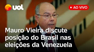 Venezuela Mauro Vieira fala sobre as eleições venezuelanas e a relação do Brasil com Maduro [upl. by Tina755]