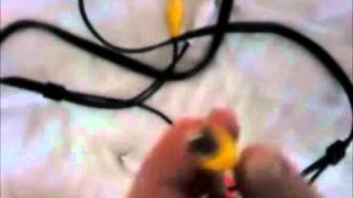 RCA Phono to RCA Audio Video Cable Lead AV TV  Unboxing [upl. by Lisabet]