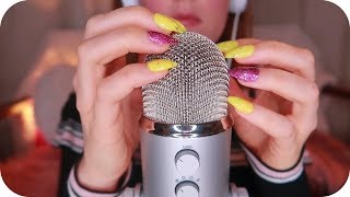 1Hr No Talking ASMR Blue Yeti Tapping and Scratching [upl. by Benita62]