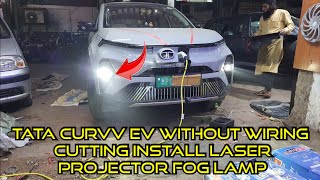 TATA CURVV EV laser projector fog lamp [upl. by Yurik728]