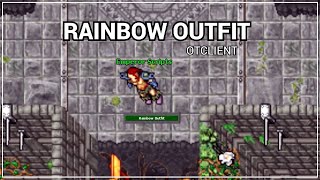 Rainbow Outfit  Tibia OTClient v8  DOWNLOAD [upl. by Lartnom]