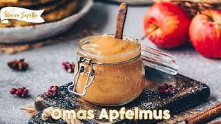 Apfelmus selber machen nach Omas Original Rezept  einfach amp lecker [upl. by Aikcin]