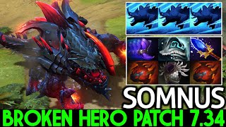 SOMNUS Primal Beast Shutdown Enemy Mid with Broken Hero Dota 2 [upl. by Mariande792]