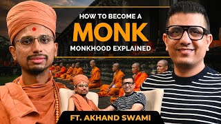 How to become a monk  Strict Rules Discipline Monk life explained  Akhand Swami  Dr YSR Podcast [upl. by Anavlys]