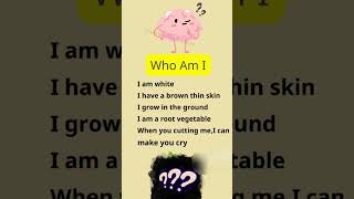 Who Am I foryou foryoupage viralvideo kidslearning subscribe like [upl. by Annadiana]