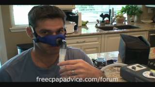 Circadiance Elan Cloth CPAP Mask Fitting and Review [upl. by Rehpotsirhk284]