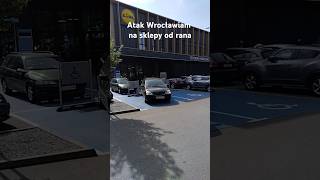 Masowy atak na sklepy we Wrocławiu od rana Zbliża się fala powodz odra wroclaw zakupy [upl. by Augustin224]