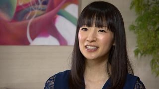 Decluttering queen Marie Kondo [upl. by Nauqat]