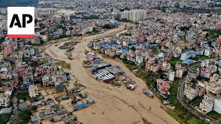 Flooding and landslides in Nepal kill at least 66 people [upl. by Norehc]