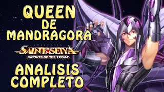 QUEEN DE MANDRAGORA ANALISIS COMPLETO CONTROL Y CURACION  SIRVE Saint Seiya Awakening [upl. by Yakcm]