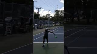 he wasnt expecting the backhand down the line short fltennis [upl. by Akinod]