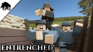 CRUSHING the Enemy  Roblox Entrenched  War Game Gameplay [upl. by Salomo]