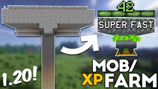 I Make Easiest Mob Xp Farm Tutorial For Minecraft 120 Hindi [upl. by Hametaf]