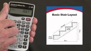 How to Calculate Basic Stair Layouts  Construction Master Pro [upl. by Sonahpets712]