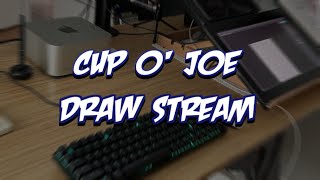 NEW STUDIO SETUP  HUION 4K  MAC STUDIO  CUP O JOE STREAM [upl. by Ellsworth]