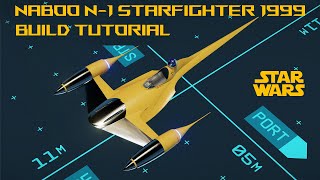 Naboo N1 Starfighter 1999 Build Manual  Starfield mod [upl. by Oriaj]