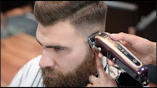 DESVANECIDO CON BARBA BIEN EXPLICADO  FADE AND BEARD TUTORIAL 🔥 💈 WAHL LEGEND [upl. by Aivartal]