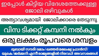 2024 Kerala Job vacancylatest job vacancy in keralakerala job vacancy todayjob vacancy 2024 [upl. by Lledo]