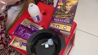 How to prepare Koleston Hair Color [upl. by Enimasaj917]