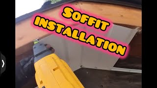 How I install Jtrim and soffit [upl. by Alver]