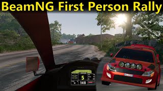 BeamNG First Person Rally Stage Lost Paradise Tarmac Edition [upl. by Suoivart974]