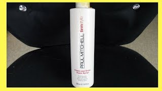 PAUL MITCHELL FREEZE AND SHINE SUPER SPRAY REVIEW [upl. by Mordy988]