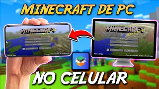 COMO JOGAR MINECRAFT JAVA DE PC NO SEU CELULAR SEM LAG MCinaBox  TUTORIAL 2021 [upl. by Rettig]