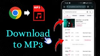 How to Download MP3 Songs for Free Using Chrome  Save Directly to Your Gallery [upl. by Napier662]