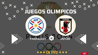 Paraguay vs Japón  Olimpiadas Paris 2024 EN VIVO [upl. by Morty307]