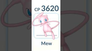 1 HP MEW Destroys 10000 CP shadow Reuniclus in Pokemon GO [upl. by Nimzzaj444]