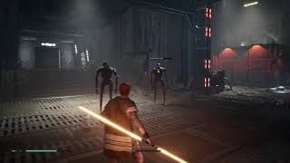 Star Wars Jedi Fallen Order Get From Imperial Dig Site Meditation Point to Imperial Headquarters Pad [upl. by Esinereb]