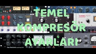 COMPRESSOR NEDİR  TEMEL AYARLARI NASIL YAPILIR   Onvox Studio Production [upl. by Attennek]