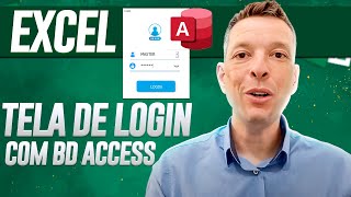 Tela de Login no Excel com Banco de Dados Access [upl. by Filberto]