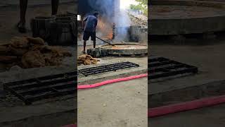 PROCESS FOR MAKING JAGGERY IN VILLAGE FOR ALL TIME MY FAVORITE jaggery [upl. by Sitoiyanap]