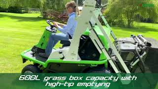 Etesia Hydro 124 DL Ride on Mower [upl. by Richela773]