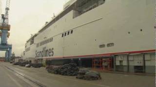 Rollout and launching of ScandlinesFerry quotBerlinquot [upl. by Phelan]