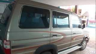 Toyota Qualis 24 litre GS diesel seven seater Navsari Gujarat India 24th May 2012 [upl. by Atteiram709]