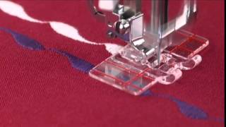 SINGER® Parallel Stitch Presser Foot Tutorial [upl. by Tertius]