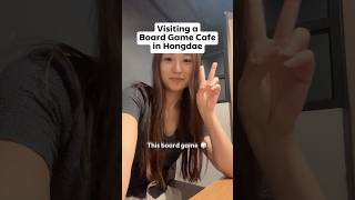 Visiting a Board Game Cafe in Seoul Korea 🎮 [upl. by Lexie]