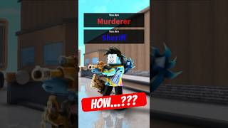 SHERIFF and MURDERER in MM2 Roblox roblox mm2 murdermystery2 [upl. by Lucas]