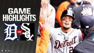 Tigers vs White Sox Game Highlights 32824  MLB Highlights [upl. by Llenna30]