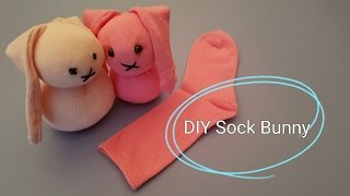 How to make a Sock Miffy Bunny DIY Tutorial [upl. by Ihculo358]