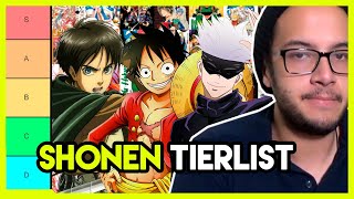 🔴LA TIERLIST DE SHONEN DEFINITIVA [upl. by Eriuqs111]