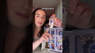 Publicité  j’ouvre le calendrier de l’Avent Nivea calendrierdelavent skincare nivea [upl. by Annaigroeg]