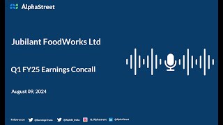 Jubilant FoodWorks Ltd Q1 FY202425 Earnings Conference Call [upl. by Beutner]