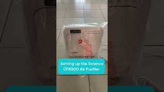 How to set up the Solenco CF8500 Air Purifier [upl. by Nmutua867]