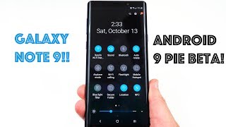 Galaxy Note 9 Android Pie Beta Review New Features and Stability [upl. by Maddis]