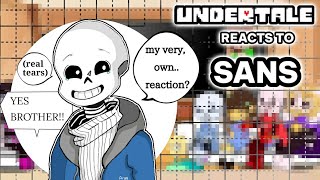 Undertale reacts to Sans 💙 [upl. by Allx]