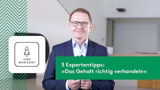 3 Expertentipps Das Gehalt richtig verhandeln mit Christian Leifels [upl. by Knarf172]