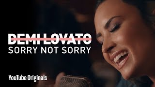 Demi Lovato  quotSorry Not Sorryquot Live in the Studio [upl. by Welker]